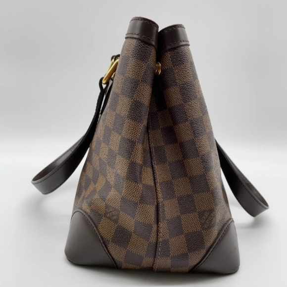 SALE! Authentic Louis Vuitton Damier Ebene Hampstead PM Tote Bag W DB/Paper Bag - Picture 15 of 16